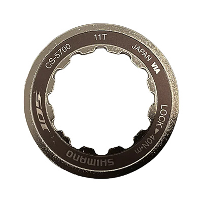 SHimano CS-5700 Lock Ring and Spacer for 11T Top Gear