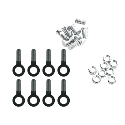 SKS Chromoplastics Longboard Bluemels Bolts Nuts and Endcaps