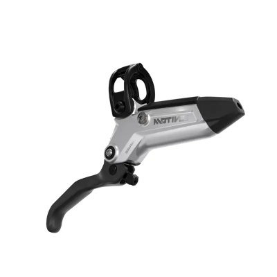 SRAM Disc Brake Lever Assembly - Carbon Lever - Assembled No Hose Includes Barb Olive Boot Silver Ano - Motive Ultimate A1+: