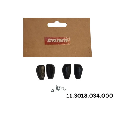 SRAM Electronic Controller Pod AXS Ultimate Lever Caps Kit For Bolt On Controller Including 2 Concave And 2 Convex Lever Caps And Bolts:
