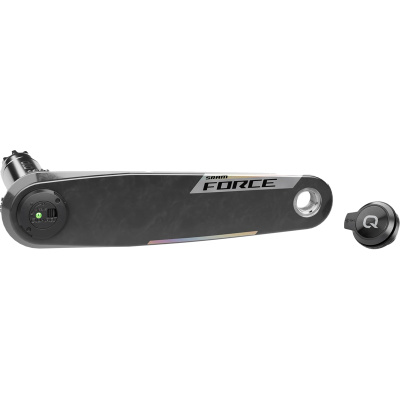 SRAM Left Arm and Power Meter Spindle FORCE E1 DUB Right Arm/BB/Spider/Chainrings Not included BLACK