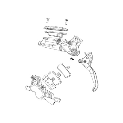 SRAM Level Bronze Stealth C1 Disc Brake Aluminum Lever Blade Kit