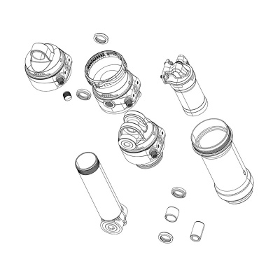 SRAM Rear Shock 40mm Bearing Dust Cover 2 Pack