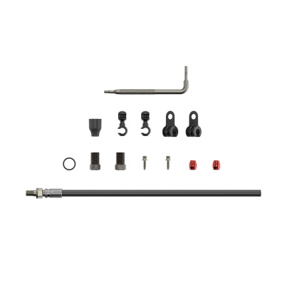 SRAM Spare - Disc Brake Hydraulic Hose Kit - Threaded Inline Crimp -2000Mmblk Inc. Crimp and Fittings - Elixir 5/7/9/R/CR/X0Guide RSC A1 Guide R/RS A1