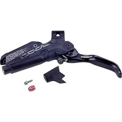 SRAM Spare - Disc Brake Lever Assembly - Aluminium Lever - Assembled No Hose Includes BarbOliveBoot - Black Ano - Code Silver Stealth C1: BLACK ANO