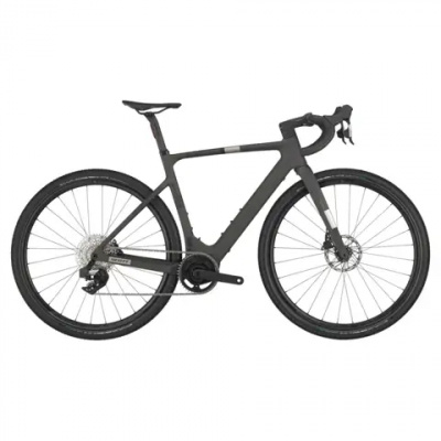 Scott Solace Gravel 30 Electric Road Bike 2025 In Carbon Black