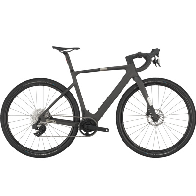 Scott Solace Gravel 30 Electric Road Bike 2026 In Carbon Black