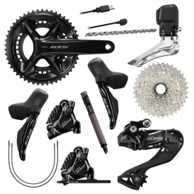 Shimano 105 Di2 R7100 12 Speed Disc Brake Groupset