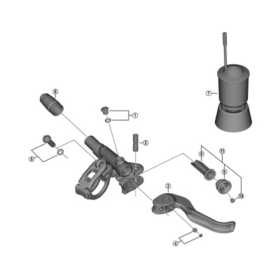 Shimano BL-M987 bleed screw and O-ring