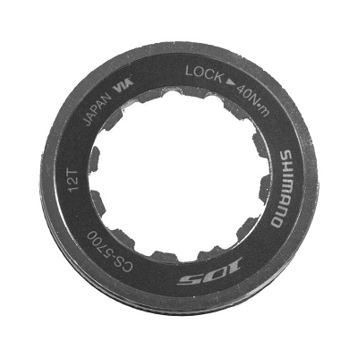 Shimano CS-5700 Lock Ring and Spacer for 12T Top Gear