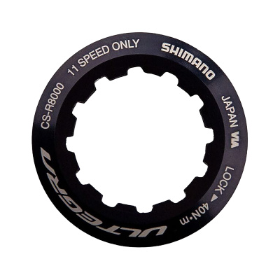 Shimano CS-R8000 Ultegra lock ring and spacer