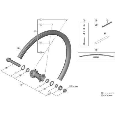 Shimano HB-RS770 ball retainer 5/32