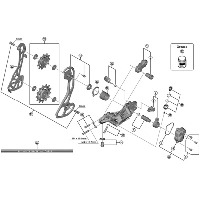 Shimano RD-RX810 GRX P-cover unit