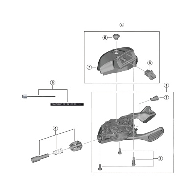 Shimano SL-M9100-I unit fixing bolt