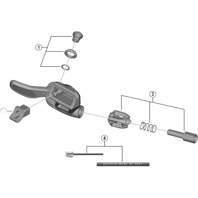 Shimano SL-MT800-IL cable fixing bolt unit
