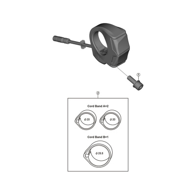 Shimano SW-E6000 cord band unit