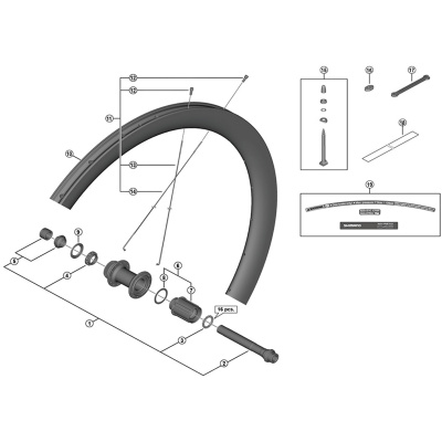 Shimano WH-RS710-C32-TL-R spacer for inner