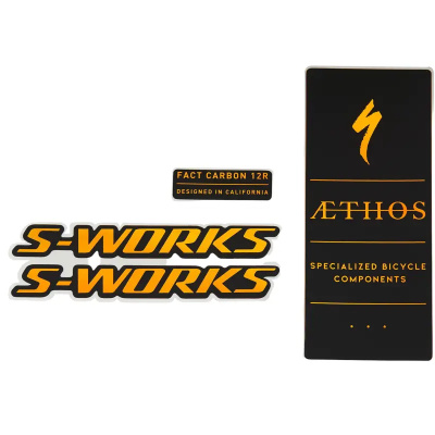 Specialized Dcl MY21 Switch Aethos Frame Decal Kit Jetfuel 58/61CM