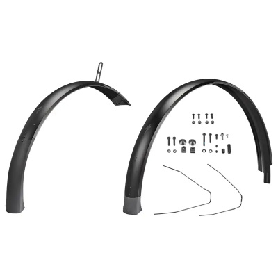 Specialized Fender MY20 Como Ltd GEN.1 Front and Rear Fender Set 650B Alloy 65mm Width Rear Drilled For Hermmans H-Trace Mini W/ Hardware