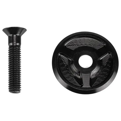 Specialized Lightweight alloy top cap and bolt assembly for Aethos