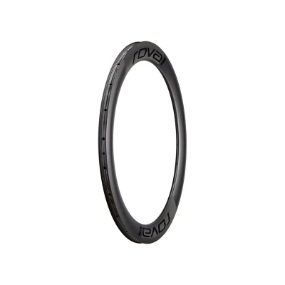 Specialized Rim MY20 Rapide Clx 700C Rear Carbon 24H Disc 21mm Internal 60mm Depth Non-Tubeless Compatible CR1872 - Satin Carbon W/ Black Dcl