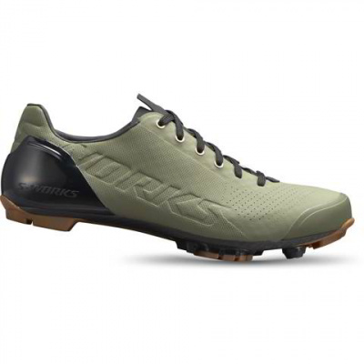 Specialized S-Works Recon Lace Gravel MTB Shoes in Oak Green