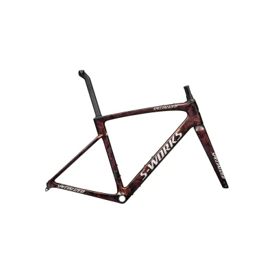 Specialized S-Works Roubaix SL8  Road Bike Frameset 2026 Gloss Carbon/Red To Gold and Solidity