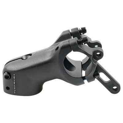 Specialized Stm Flow-Set Stem 60mm Length 31.8mm Bar Clamp 20-DEG Rise For 1-1/8 Steerer W/ Integrated Light Mount M6X1.0P Bolt