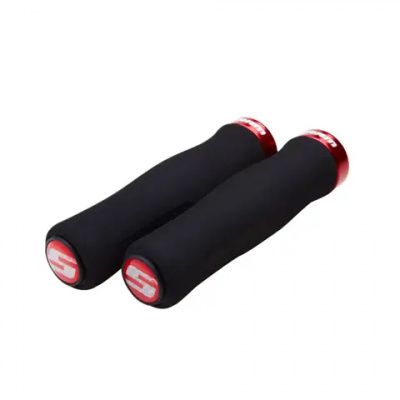 Sram 129mm Contour Foam Locking Grips w/ Clamp/End Plugs