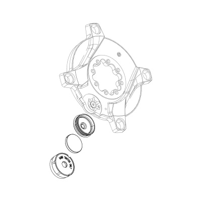 Sram Rival Powermeter Crank Arm Bolt Kit And AXS Drive Side Cover Plug