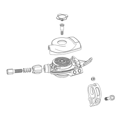 Sram Shift Lever Trigger Cover Kit X01 Eagle Right Neutral