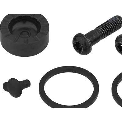 Sram Spare - Disc Brake Caliper Piston Service Kit - Includes 2 Pistons 2 Piston Black Bolts Seals Bleed Screw and O-Rings - Force AXS D1 2021:
