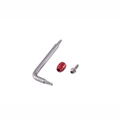 Sram Spare - Disc Brake Spare Lever Hydraulic Disc Brake Hose Fitting KitIncludes 50 Threaded HoseBarbs 50 Red Comp Fittings 1 T8TORX Qty 50: