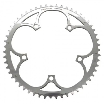 TA 135PCD Vento 9/10X 53T Campagnolo Outer Chainring in Silver