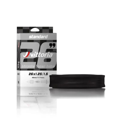 TUBE Vit Sta 16x1.5/1.75 AV Schr 48mm Black 16 x 1.5 - 1.75 inches schrader 48mm