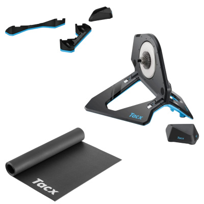 Tacx NEO 2T Smart Cycletrainer with Motion Plates and Mat Bundle