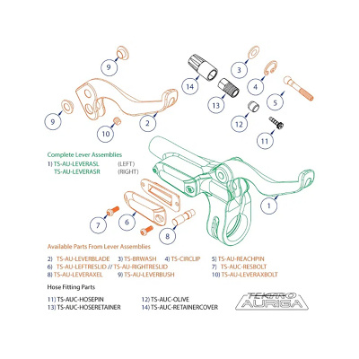 Tektro Brake Lever Clamp Bolt