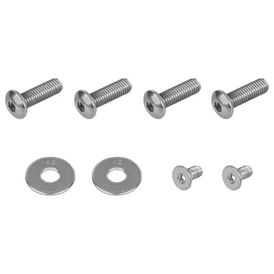 Trek-Diamant Powertube Battery Lock and Cover Hardware Kit In Silver