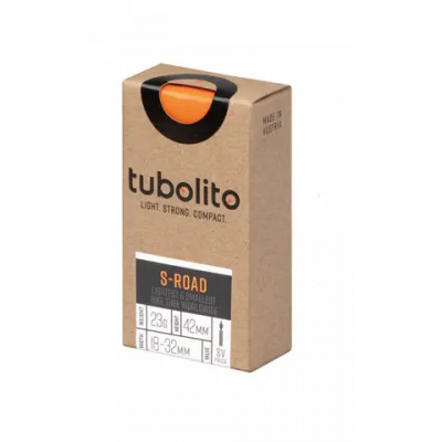 Tubolito S-Tubo Road 700x18-32mm 42mm Valve Inner Tube in Black