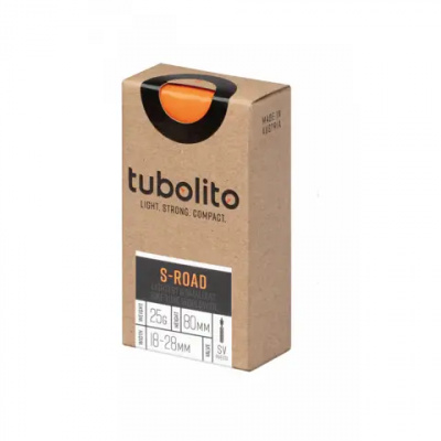 Tubolito S-Tubo Road 700x18-32mm 80mm Valve Inner Tube in Black