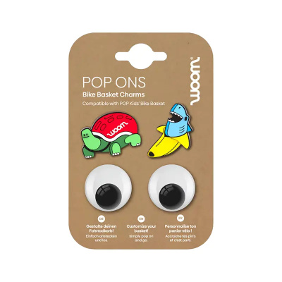 Woom POP Ons Tropical Fun Bike Basket Charms
