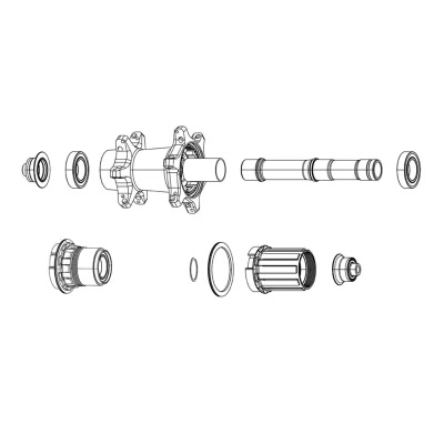 Zipp Spare - Wheel Hub Bearings Front Zipp Cognition NSW Pair