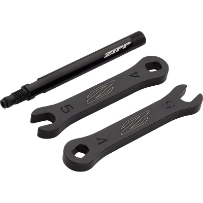 Zipp Tangente Aluminum Knurled Valve Extender Kit Qty 2 And Plastic Wrench Qty 2 Use With Removable Presta Valve Recommended For Use With Zipp Tangent