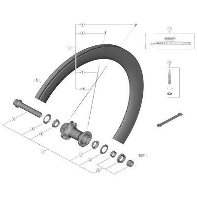 shimano WHR9270-C60-HR-TU-F Left Hand Spoke 252mm