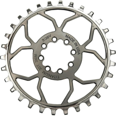 5DEV 8-Bolt Direct Mount Titanium Chainring
