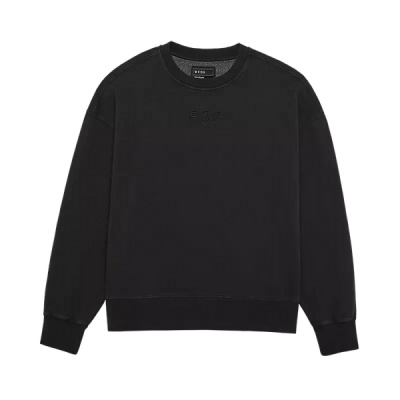 Fox Wordmark Oversized Fleece Crew