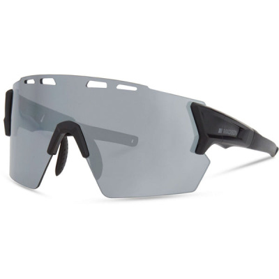 Madison Stealth II Sunglasses - matt black / silver mirror