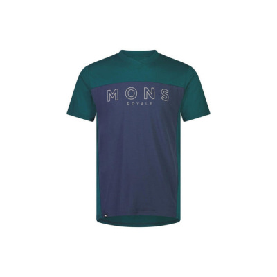 Mons Royale Redwood Enduro VT Jersey - Evergreen / Midnight