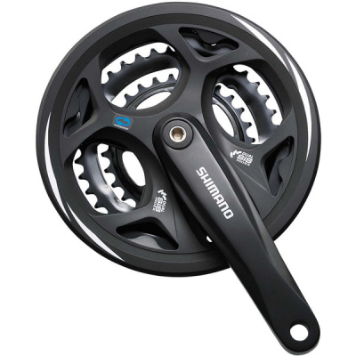 Shimano Altus Shimano FC-M311 Altus Square Taper Chainset 42/32/22T With Chainguard 170mm