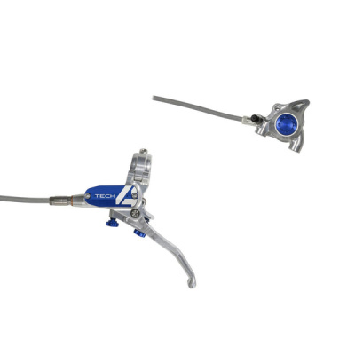 Hope Tech 4 X2 Flatmount Disc Brake with Braided Hose